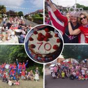 Street party celebrations for the Queen's Platinum Jubilee on Saturday, June 4