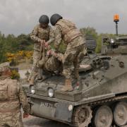 Ukrainian soldiers trained at Bovington Camp in Dorset. Picture: Ministry of Defence