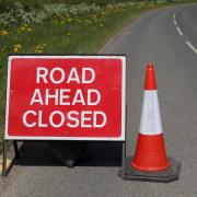 A file picture of a Road Closed sign