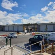Work on Weymouth Gateway retail site - large units for B&M and Dunelm Picture: Martin Lea