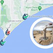 One beach in the Bournemouth, Poole and Christchurch area had sewage dumped into the sea over the first weekend in October (Google Maps/PA)