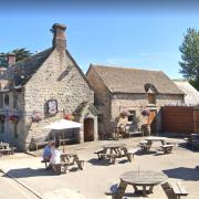The Bankes Arms pub and hotel in Studland