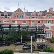 View of Norfolk Royale Hotel from the Echo building