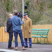 MP turned presenter Michael Portillo spotted filming at historic Dorset station