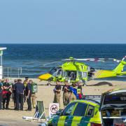 Emergency services were called to Bournemouth beach earlier today.