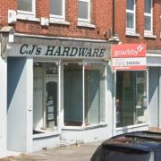 The former CJ's Hardware store in Bournemouth Road, Parkstone