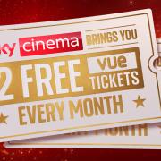 Sky Cinema is offering two free tickets a month to Vue Cinema at no extra cost as part of the new partnership.