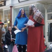Children and families ‘follow the star’ in live nativity play