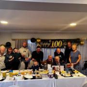 Ron Parker's 100th birthday celebration