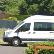 The seven-seater minibus was stolen from Canford Business Park in the early hours of Monday morning.