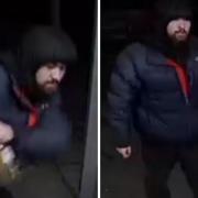 Police have released CCTV images of a man they want to identify