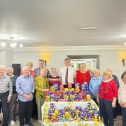 Residents at Rothesay Lodge in Highcliffe spent over two weeks curating Easter eggs of all different shapes and sizes.
