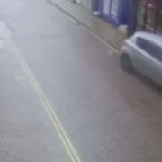 CCTV footage shows the crash in Ringwood