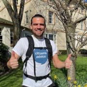 Adam Spong will run Brighton marathon for Citizens Advice bureau.