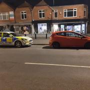 Police wait to catch drink driver in town centre