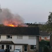 'Avoid the area': Firefighters at scene of heath fire