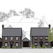 Example of street scene Blandford 500 homes scheme Image: Wyatt Homes