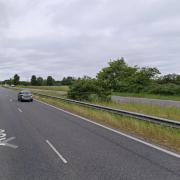 A35 closed after reported crash