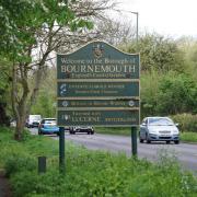 Welcome to Bournemouth sign in Ringwood Road