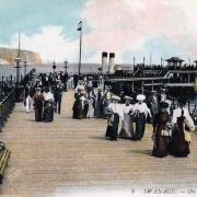 Swanage Pier from old postcards.