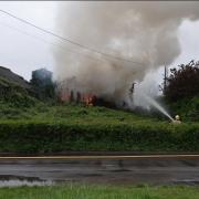 Dorset Police have stated they believe the fire was started deliberately.