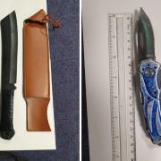 Two dangerous knives were also found during the search that have now been seized and destroyed.