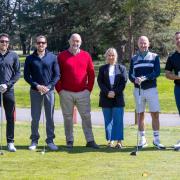One of the teams that took part in the golf day