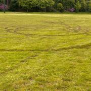 Damage to the rugby pitches at Meyrick Park