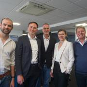 Gez Hixson, Tom Hayes, Peter Kyle, Jessica Toale and Jeremy Thompson.