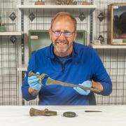 BNPS.co.uk (01202 558833)
Pic: MaxWillcock/BNPS

A metal detectorist has told how he unearthed an incredibly important Bronze Age hoard after getting lost on a rally.

John Belgrave had become separated from the main group of treasure hunters and