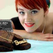 DARK MATTERS: Gemma Lewis makes exotic brownies and truffles for food fairs under her business name Dark Matters