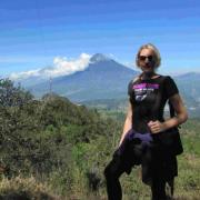 Emma Fry, of Veganbnb Travel, in Guatemala