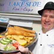 Fins codn't be batter for Lakeside Fish and Chips owner Jason Leese