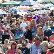 Stompin on the Quomps  jazz festival takes place on Christchurch Quay..