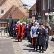 HERITAGE: A previous Christchurch civic service at the Priory