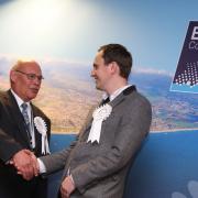 David Flagg and Simon McCormack win for Christchurch Independents in the Burton and Grange ward. Picture: Richard Crease