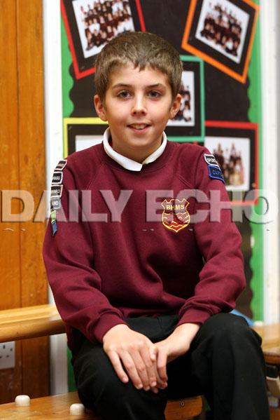 Branksome Heath Middle School,  Ewan Burden, 12.