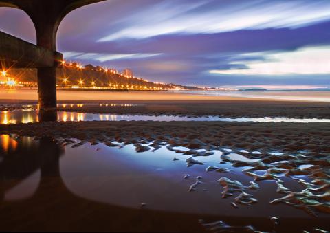 Marcia Robberts took this image from underneath Bournemouth Pier on at 6.16am on 29 November 2011