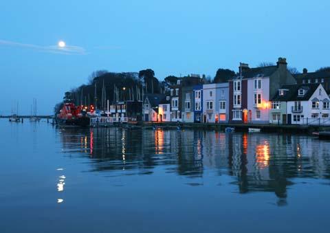 Moonlight Over Weymouth Harbour, by Chris Eaves 

