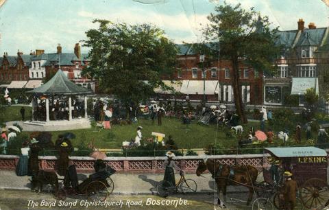 The bandstand, Christchurch Road in Boscombe