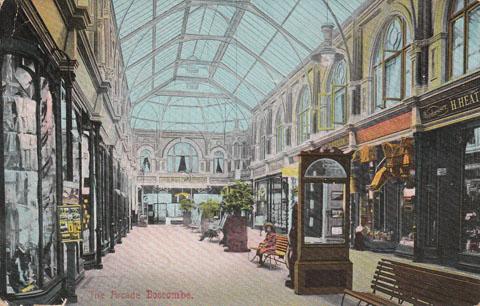 Postcard of The Arcade, Boscombe postmarked 1906 submitted by John Stimson.
