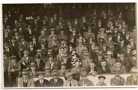 Spectactors at French League v Hants, 1913