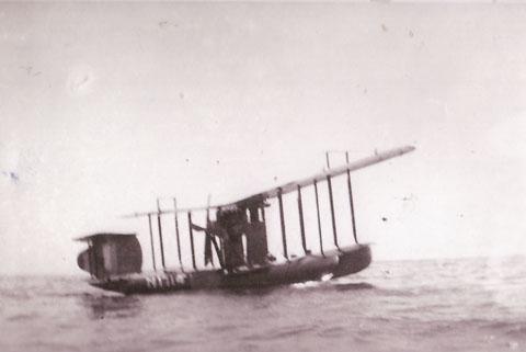 Sept 10, 1919 Schneider Trophy at Bournemouth. Supermarine 'Puma' Seaplane.Submitted by Derek Groves. Copyright William Groves