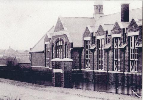 East Howe School - new school in Kinson Road opening in 1912.