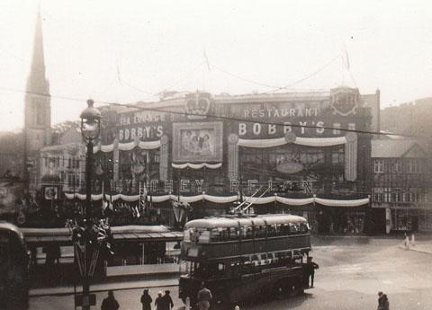 Bobby's Store, now Debenhams, dressed up for the Coronation