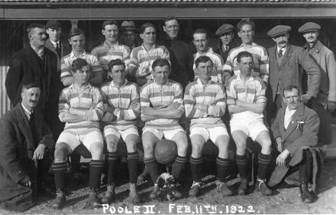 Poole II football team, February 1922