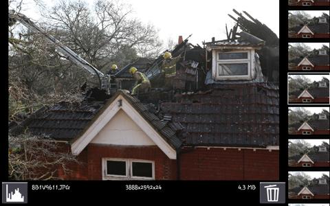 Fire at Buckholme Towers school on 12 March, 2013