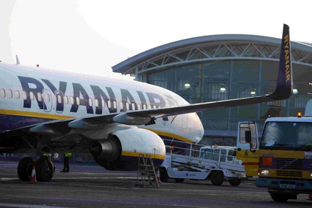 Bournemouth Echo: Ryanair at Bournemouth Airport