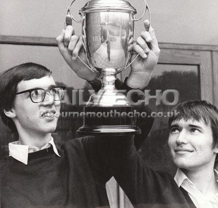 In September 1983 Poole Grammar School pupils Nick Williams and Henry Burden won the Dorset Maths Olympiad and were presented by a trophy by IBM.