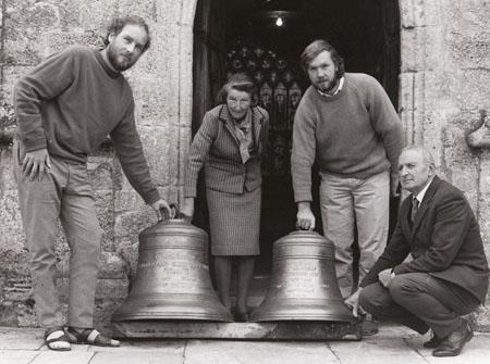 In 1972 Lady St Mary's Church in Wareham received two new treble bells. 
